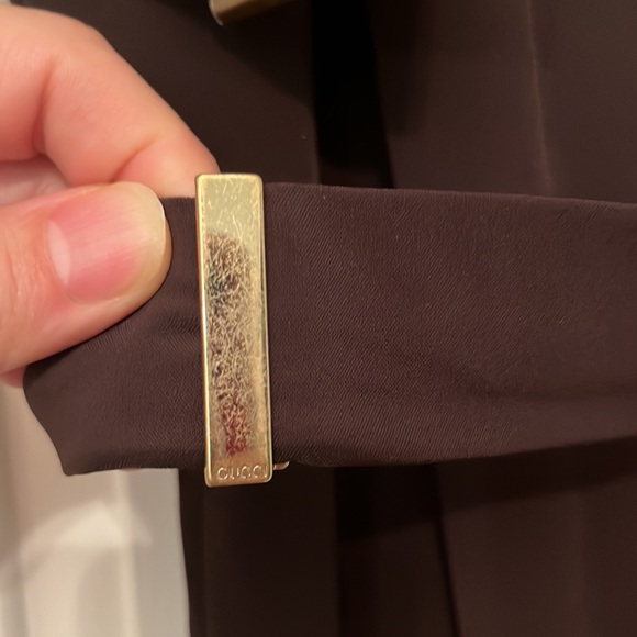 Gucci Womens Dark a plum Dress 40 - Picture 4 of 6